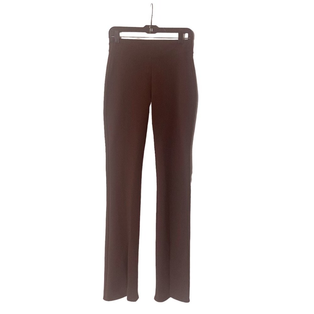 ALO YOGA Airbrush High-Waisted Flutter Leggings with Split Brown Espresso Size M